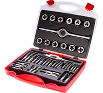 Набор метчиков и плашек Bucovice Tools M1-QS MF8-MF12 115CrV3, 46 предметов 310121