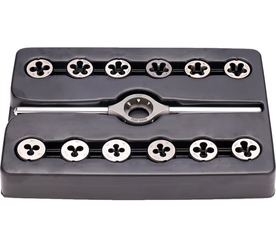 Набор метчиков и плашек Bucovice Tools M1-QS MF8-MF12 115CrV3, 46 предметов 310121