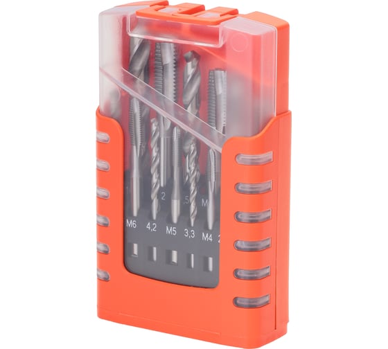 Набор машинных метчиков Bucovice Tools М3-М12 мм HSSE 104003