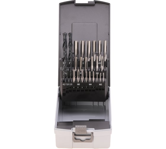 Набор метчиков Bucovice Tools M6-ZV М3-М12 115CrV3 28 предметов 310144