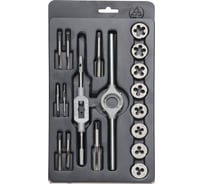 Набор метчиков и плашек Bucovice Tools M4 M3-M12 115CrV3, 18 предметов 310125