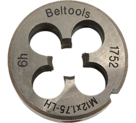 Плашка М12x1,75 6h левая D=38 мм Beltools ri.129.247