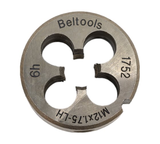 Плашка Beltools М12x1,75 6h левая D=38 мм, ri.129.247 1