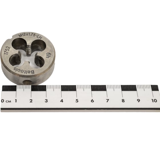 Плашка Beltools М12x1,75 6h левая D=38 мм, ri.129.247