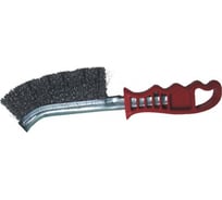 Стальная проволочная щетка Петрович с пластиковой ручкой, 1 ряд 4100001902