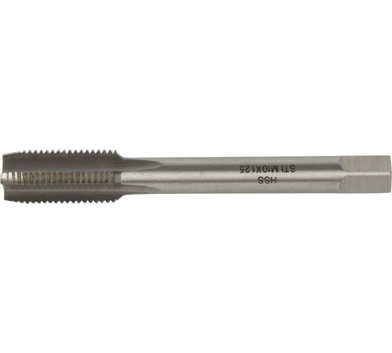 Метчик WIEDERKRAFT STI для резьбовых вставок M10X1,25, HSS WDK-STI1012
