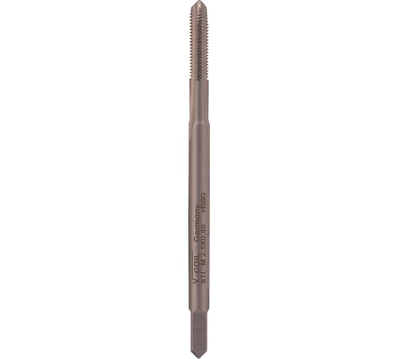 Метчик для вставки VOELKEL STI М2.5 шаг 0,45 мм HSS-G V03003