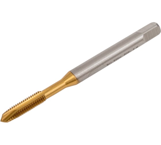 Машинный метчик VOELKEL М5 шаг 0,8 мм HSSE-TiN DIN371 V31534