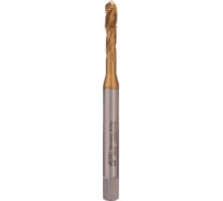 Машинный метчик VOELKEL с винтовой канавкой М4 шаг 0,7 мм HSSE-TiN DIN371 V31730