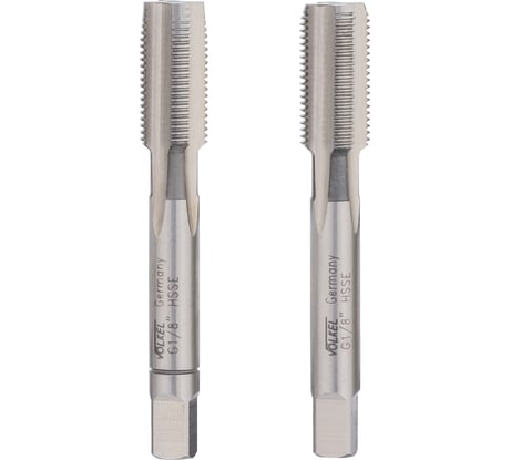 Набор метчиков из 2-х шт. VOELKEL G 1/8 -28 HSSE DIN5157 V55312
