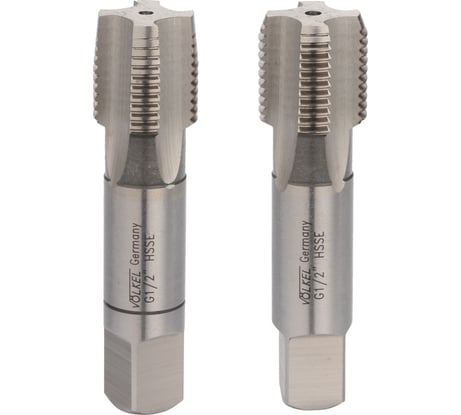 Набор метчиков из 2-х шт. VOELKEL G 1/2 -14 HSSE DIN5157 V55318