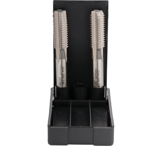 Набор метчиков из 2-х шт. VOELKEL М12 шаг 1,75 мм HSSE DIN352 V57350-2PC 1