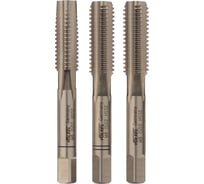 Ручные метчики VOLKEL M8 шаг 1.25мм DIN 352 HSSE комплект из 3 штук V57342