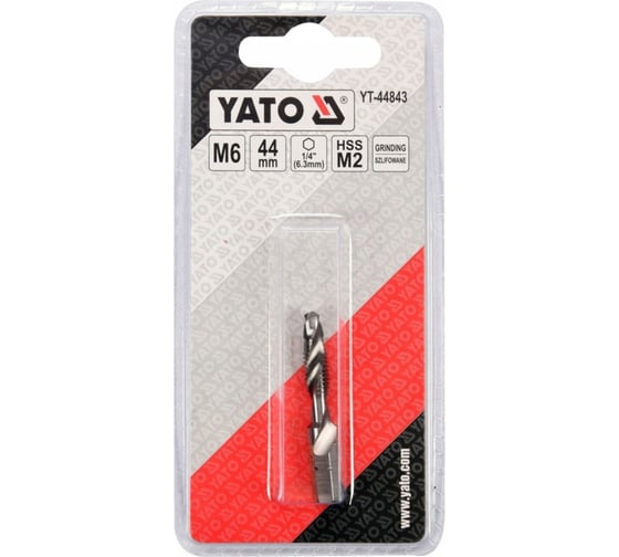 Сверло-метчик YATO М6 HEX YT-44843