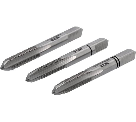 Набор метчиков YATO М6x1,0 HSS М2 3 штуки YT-2933