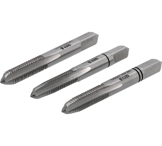 Набор метчиков YATO М6x1,0 HSS М2 3 штуки YT-2933