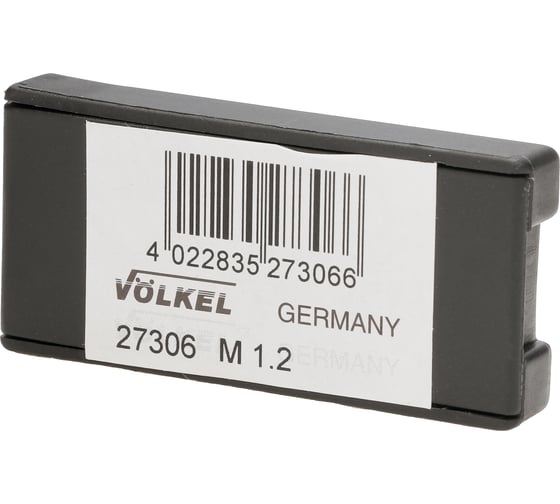 Набор метчиков VOELKEL из 3-х шт. М 1,2 шаг 0,25 мм HSS-G DIN352 V27306