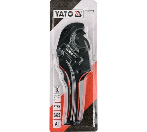 Труборез для ПВХ труб YATO 42 мм PTFE YT-22271