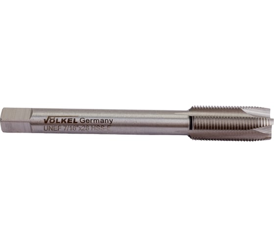 Метчик машинный VOELKEL UNEF 7/16-28 HSSE ISO529 V83324