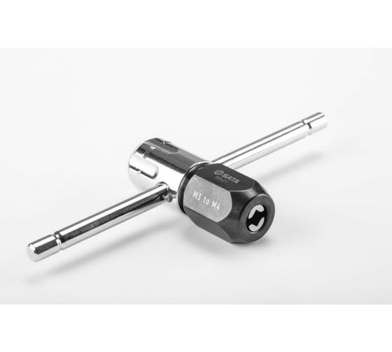 Т-образный вороток для метчиков Sata M3-M4 с фиксатором 50421