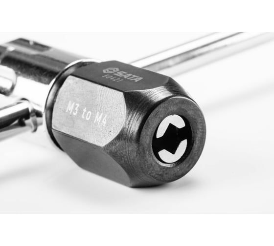 Т-образный вороток для метчиков Sata M3-M4 с фиксатором 50421