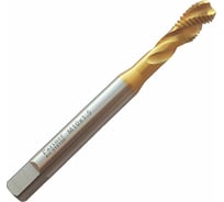 Метчик Partner M10х1.5 HSSE, DIN371, спиральная канавка, Н6, TiN 315100