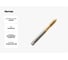 Метчик Partner M10х1.5 HSSE, DIN371, прямая канавка со спиральной подточкой, Н6, TiN 316100 3