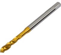 Метчик Partner M6х1.0 HSSE, DIN371, спиральная канавка, Н6, TiN 315060