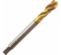Метчик Partner M12х1.75 HSSE, DIN376, спиральная канавка, Н6, TiN 315120