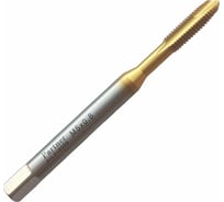 Метчик Partner M5х0.8 HSSE, DIN371, прямая канавка со спиральной подточкой, Н6, TiN 316050