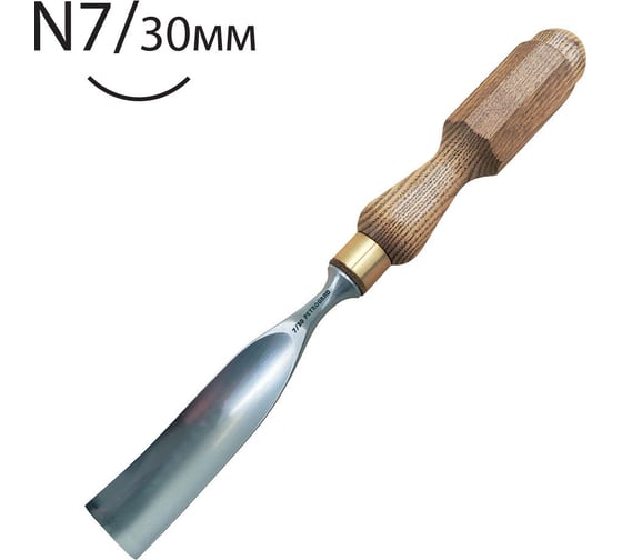 Резчицкая стамеска, полуклюкарза Петроградъ N7 30 мм М00016411