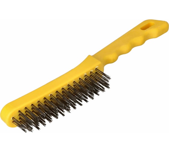 Ручная щетка FASTER TOOLS пластик, сталь, 6 рядов, 125x35 1864