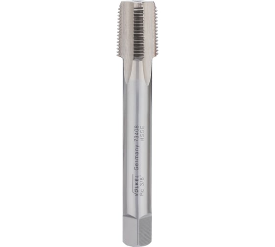 Машинный метчик VOELKEL конический, Rc 3/8 -19 DIN5156 HSSE 55 V73408 1