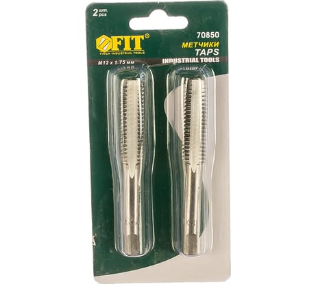 Метрические метчики 12х1.75 мм 2 шт FIT IT 70850