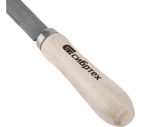 Полукруглый напильник 150 мм СИБРТЕХ деревянная ручка 16323