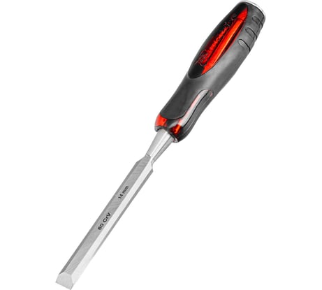 Долото-стамеска MATRIX "Тигровый глаз", 14 мм, двухкомпонентная обрезиненная ручка// 24509