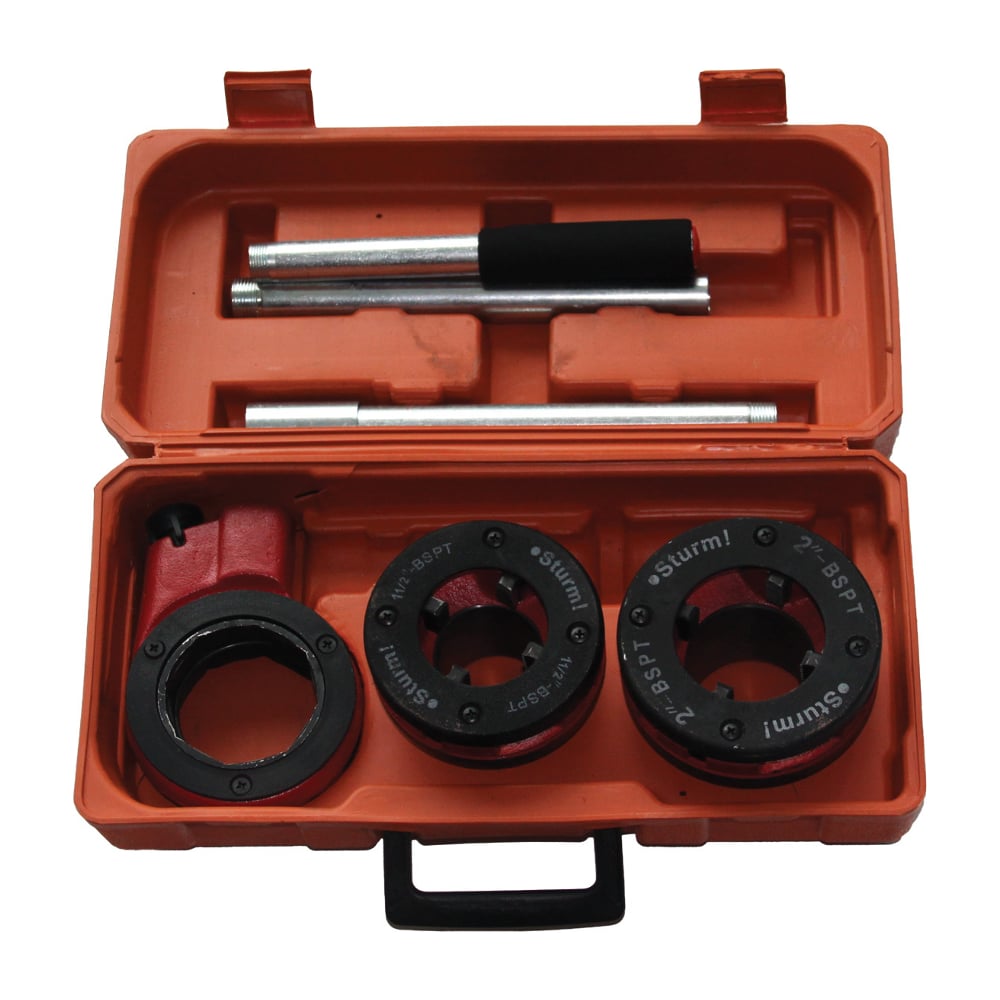 Набор клуппов для нарезания резьбы на трубах Sturm 1065-03-S2 ...