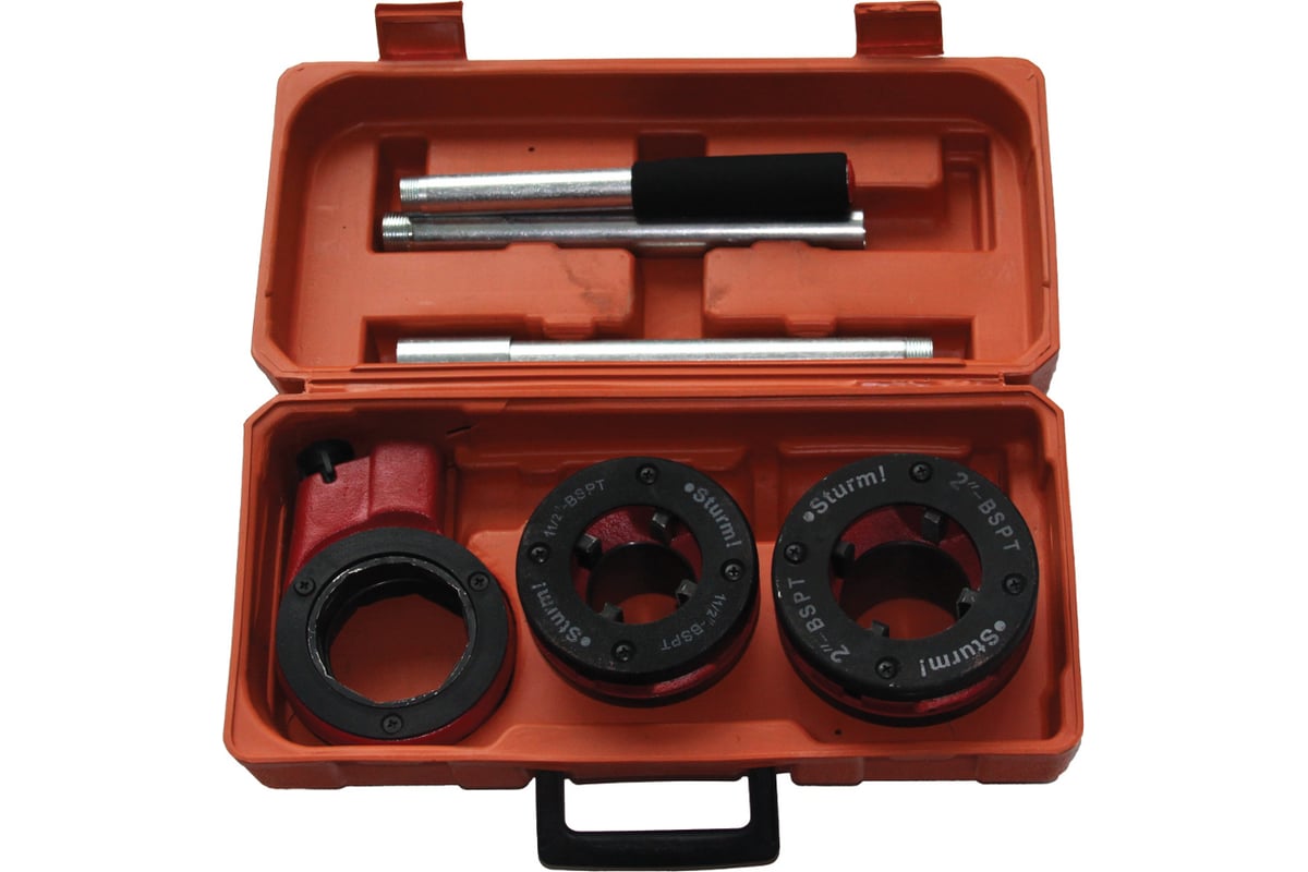 Набор клуппов для нарезания резьбы на трубах Sturm 1065-03-S2 ...