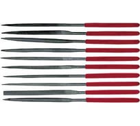 Узкие надфили 3х140мм, 10 шт FIT DIY 42170
