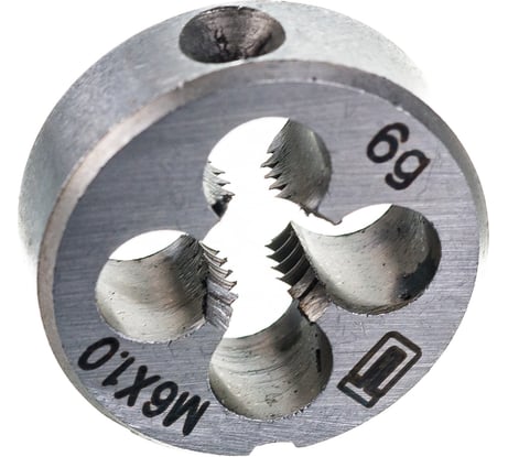 Плашка М6 х 1,0 мм СИБРТЕХ 77017