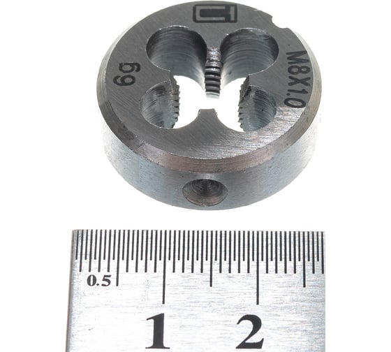 Плашка М8 х 1,0 мм СИБРТЕХ 77019