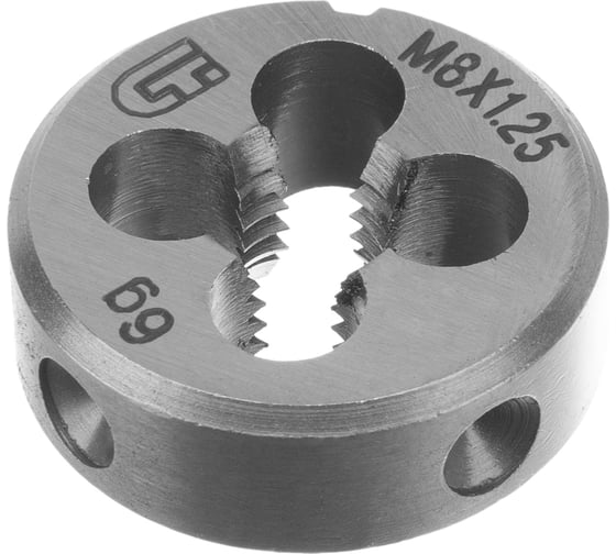 Плашка М8 х 1,25 мм СИБРТЕХ 77020
