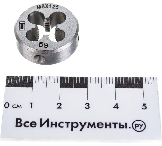 Плашка М8 х 1,25 мм СИБРТЕХ 77020