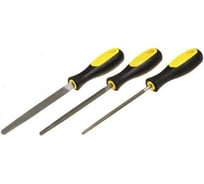 Набор напильников: плоский, трехгранный, круглый №2 150мм Stayer 1681-15-H3