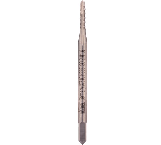 Машинный метчик Voelkel М 1.6, шаг 0,35 мм, HSSE, DIN371 V37510