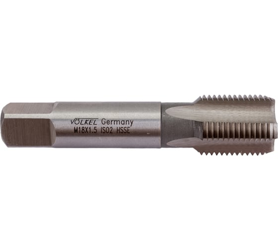 Набор метчиков VOELKEL 2 шт, М18, шаг 1,5 мм, HSSE, DIN2181 V56372
