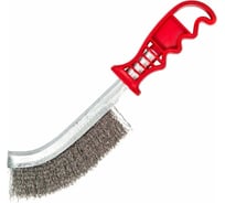 Щетка по металлу BEOROL пластиковая ручка, витая проволока 245315