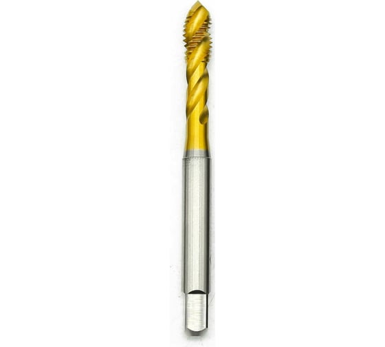 Машинный метчик СпецТехИнструмент M2x0.4 din 371 C HSSE tin M2x0.4DIN371CHSSETiNSTI