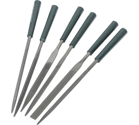 Набор надфилей Rockforce L-160 мм, 4 мм, 6 предметов RF-6161 RF-6161(50151)