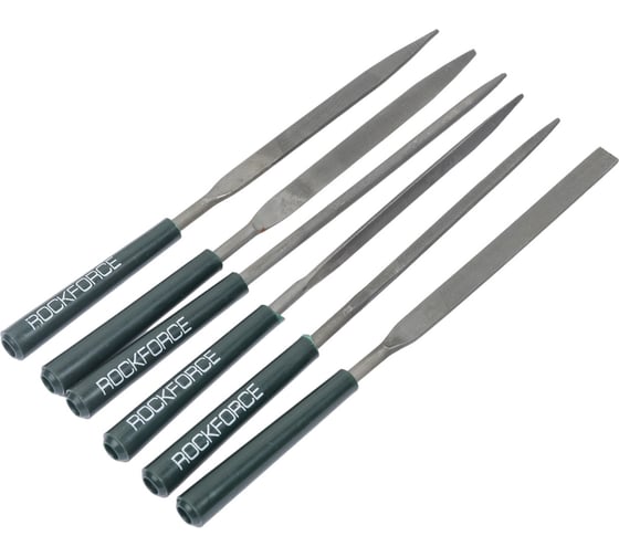 Набор надфилей Rockforce L-160 мм, 4 мм, 6 предметов RF-6161 RF-6161(50151)